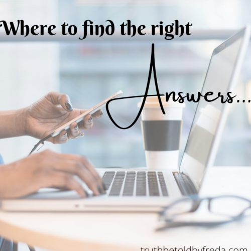 Where to find the right answers