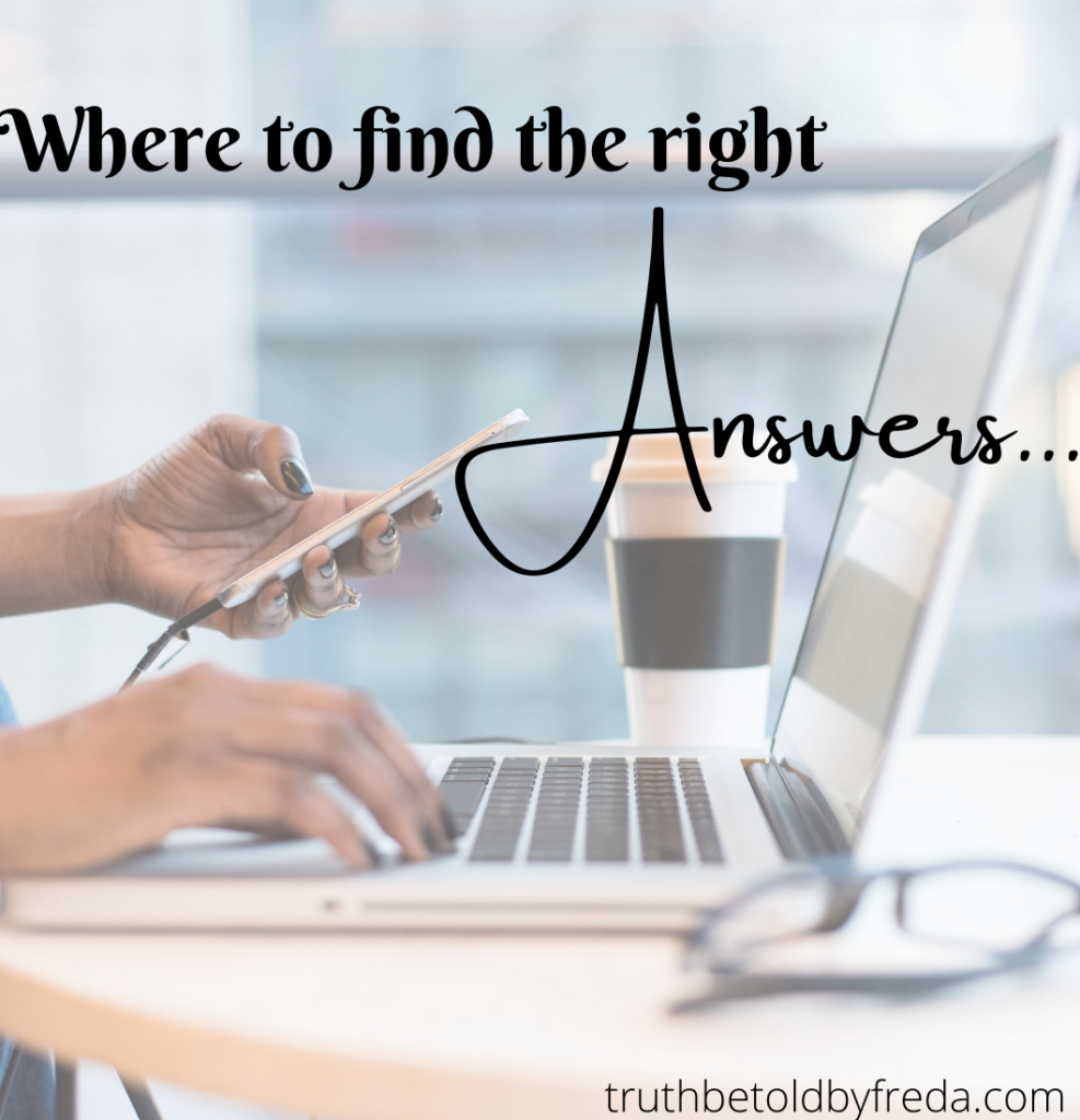Where to find the right answers