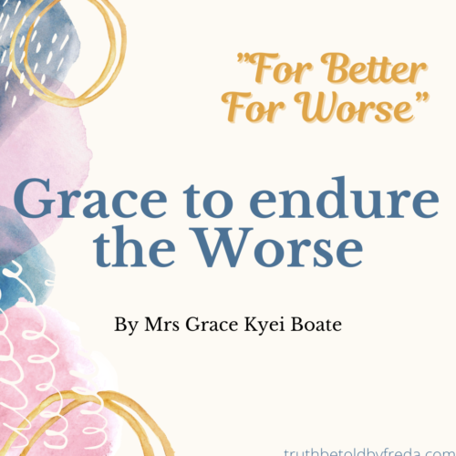 For Better For Worse